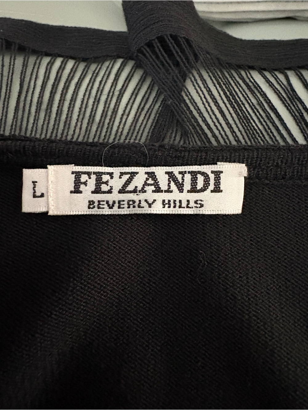 FeZendi Couture knit Black Women's cardigan & skirt set